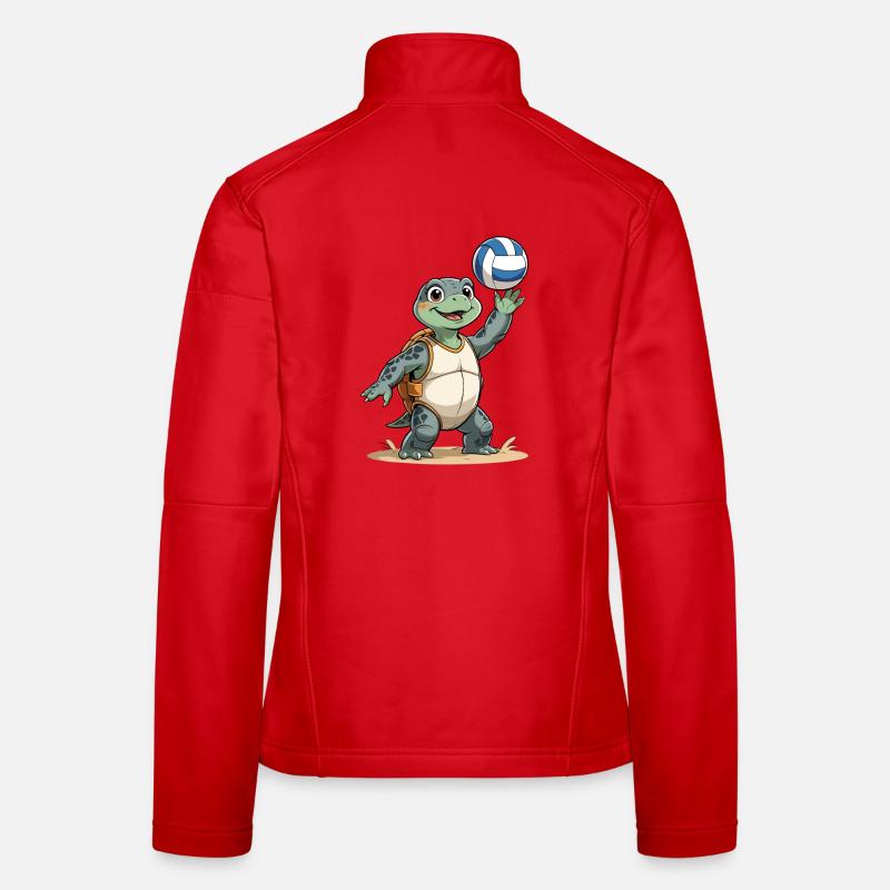 Volley-Turtle with backpack Women's Softshell Jacket