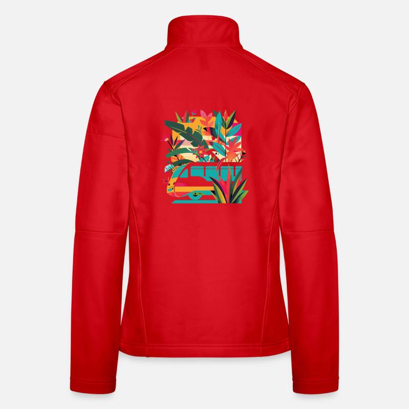 Railroad Comic Women's Softshell Jacket