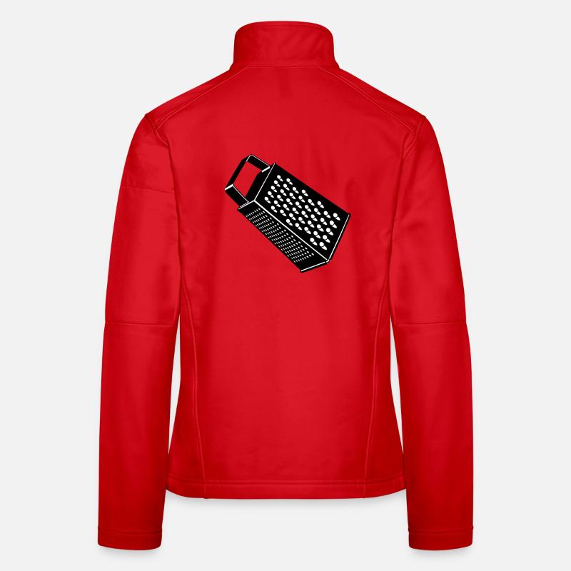 Cheese shavings for chefs, cheese lovers Women's Softshell Jacket