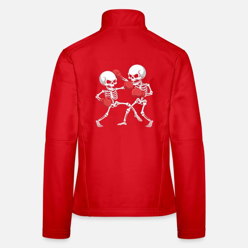 Skeleton Boxes Women's Softshell Jacket