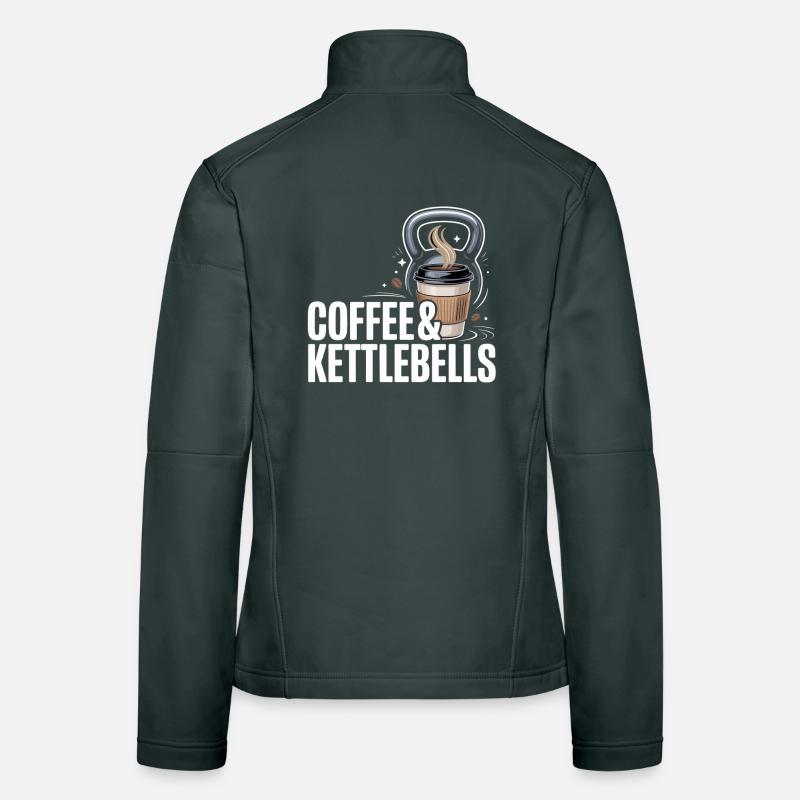 Coffee & Kettlebells Duo Women's Softshell Jacket