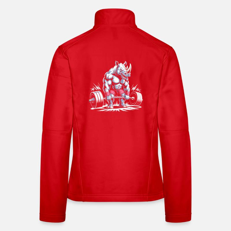Strong Rhino Power Lifting Women's Softshell Jacket