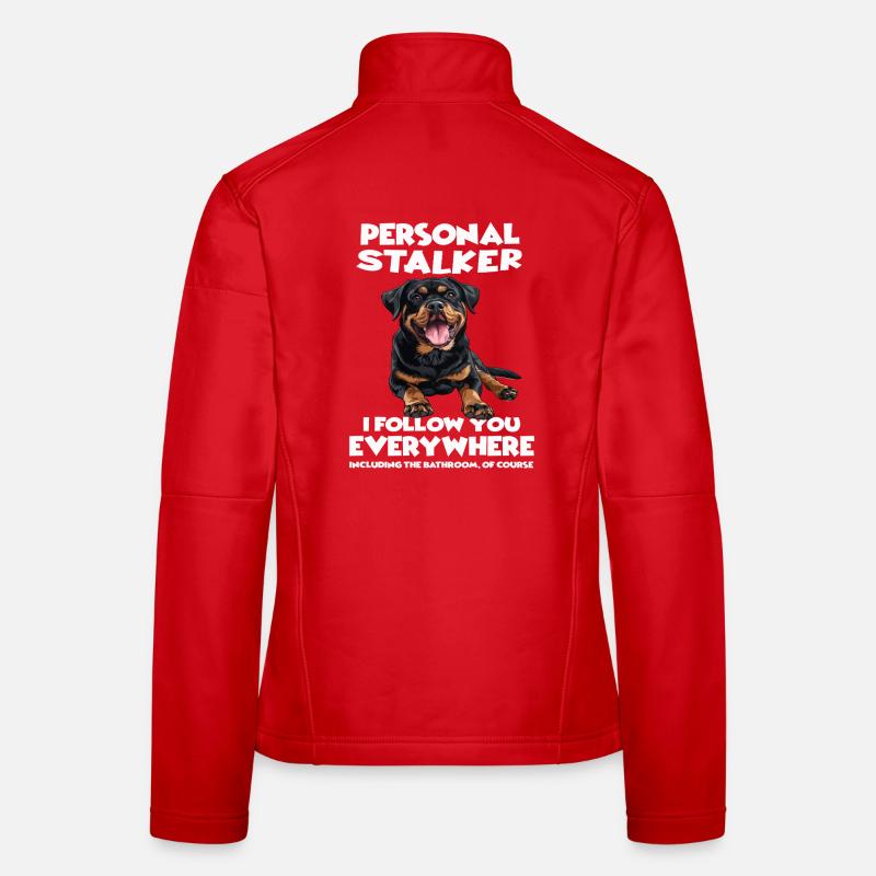 Hunde Sprüche Hundehalter Geschenk Gassi Rotti Frauen Softshelljacke