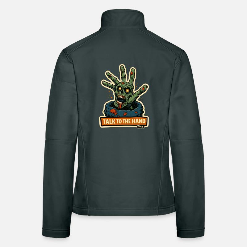 Zombie Hand ruft: Sprich mit der Hand Frauen Softshelljacke
