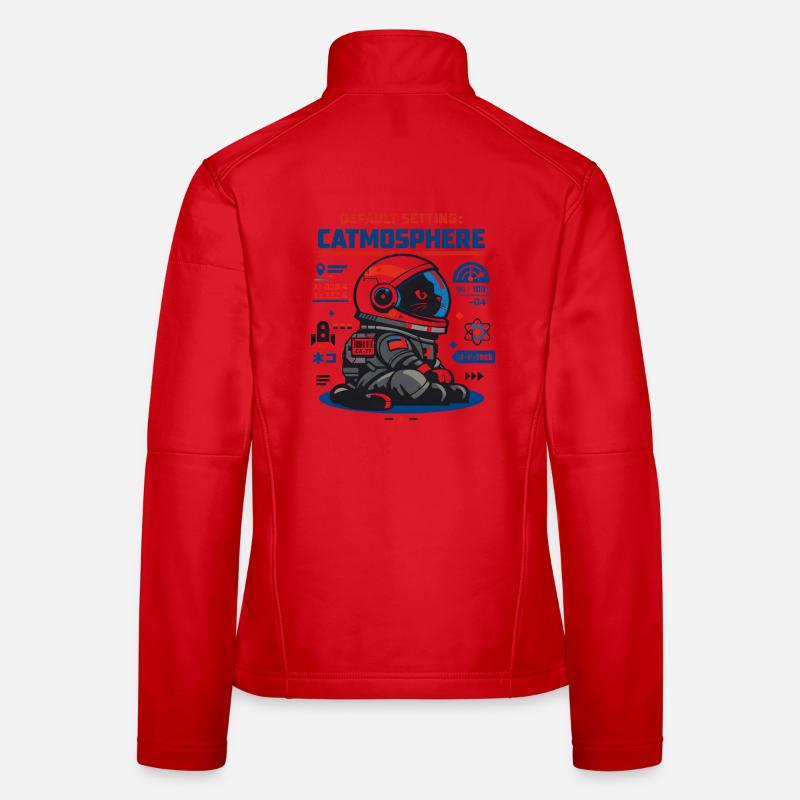 Default Mode Catmosphere | Astro Cat Women's Softshell Jacket