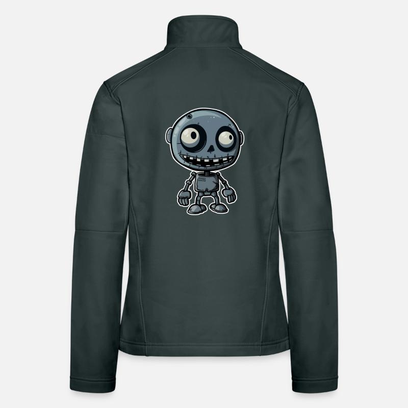 Zombi Scrap Robot Women's Softshell Jacket