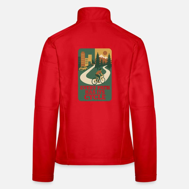 N’importe quel chemin | Vélo Veste en tissu softshell Femme