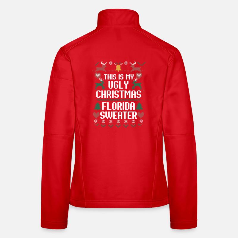 Pull de Noël laid de Floride Veste en tissu softshell Femme