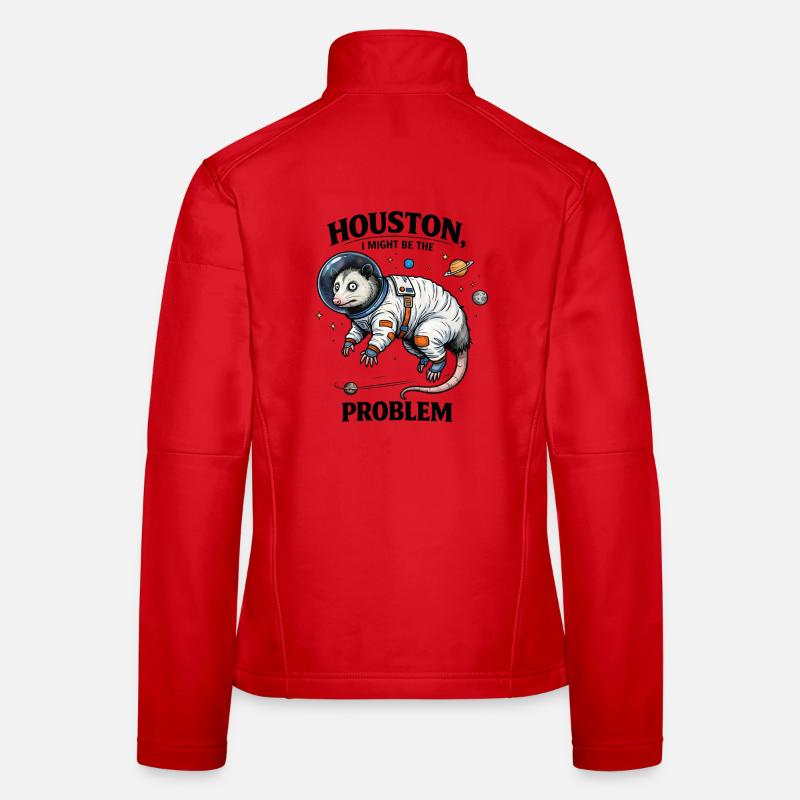 Opossum Astronaut - Houston I Might Be The Problem Frauen Softshelljacke