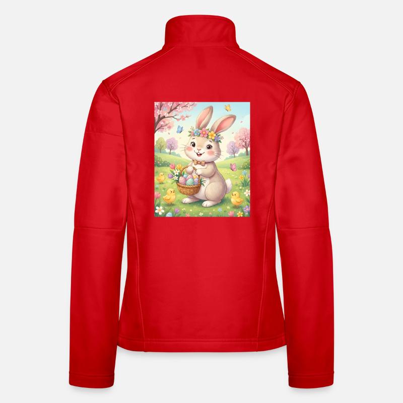 Lapin de Pâques Veste en tissu softshell Femme