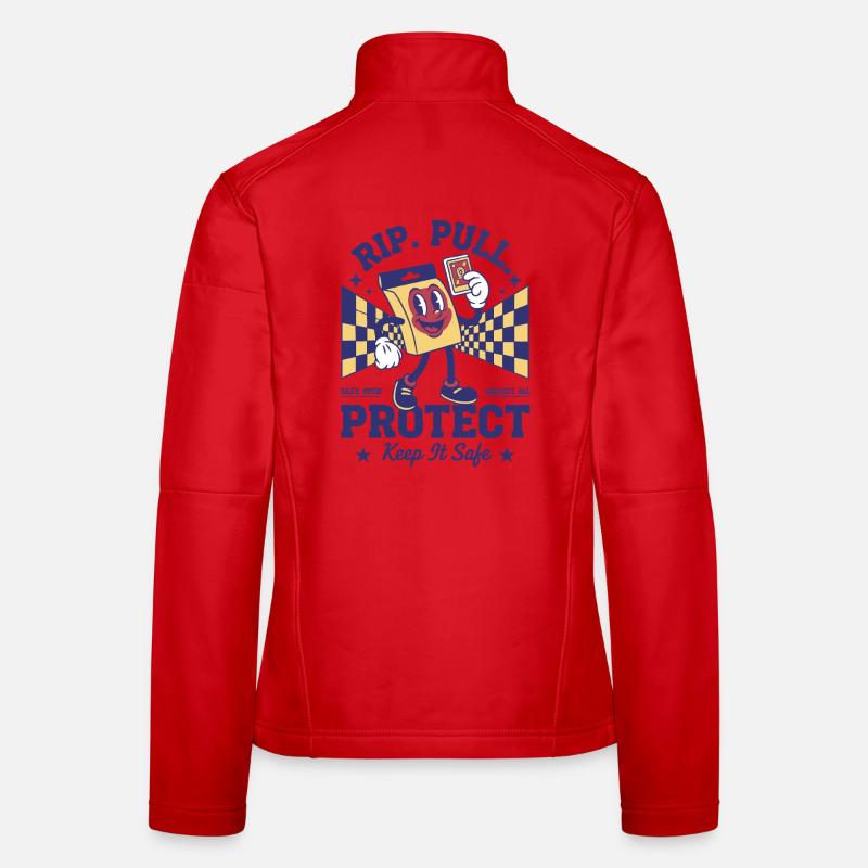 Carte à collectionner RIP PULL PROTECT Keep It Safe Veste en tissu softshell Femme