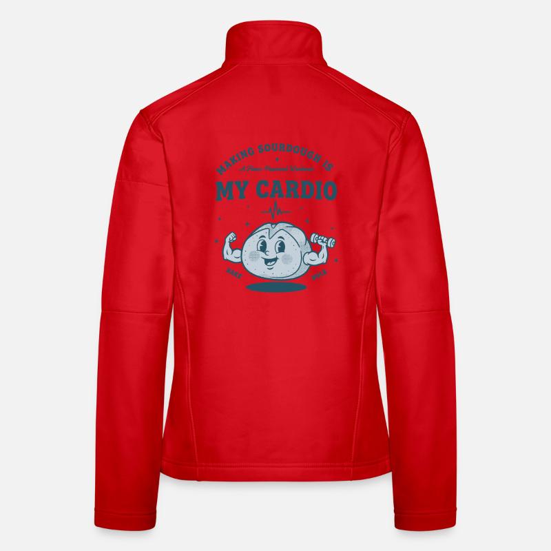 Sourdough Bread Baking Making Sourdough Women's Softshell Jacket