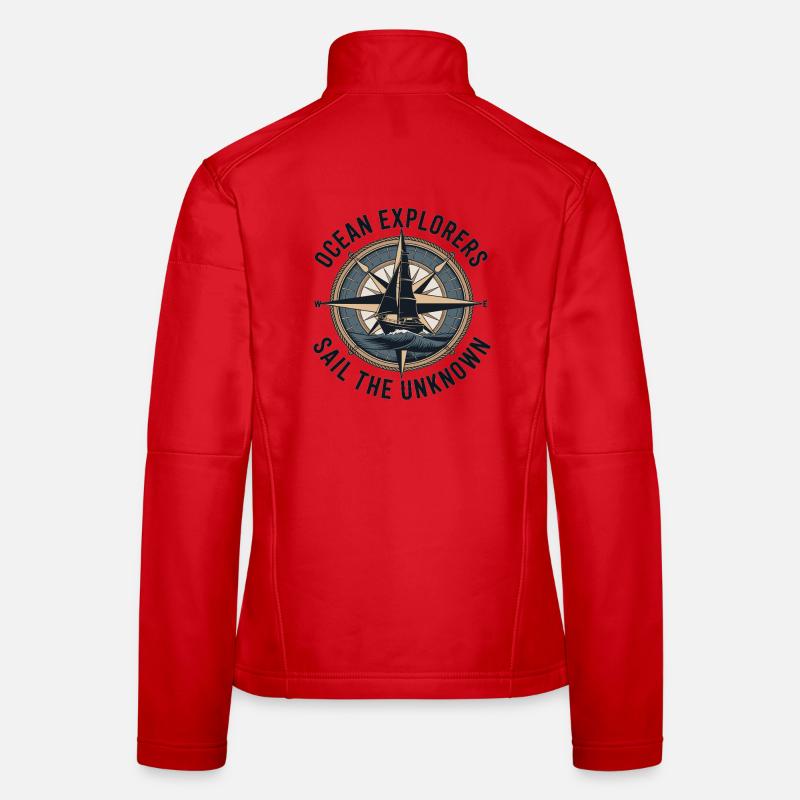Ocean Explorers – Sailing Adventure Compass Women's Softshell Jacket