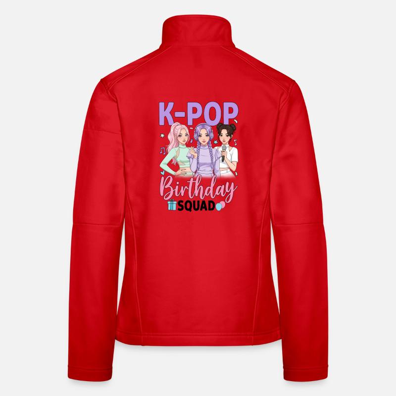 K-Pop Birthday Squad Women's Softshell Jacket