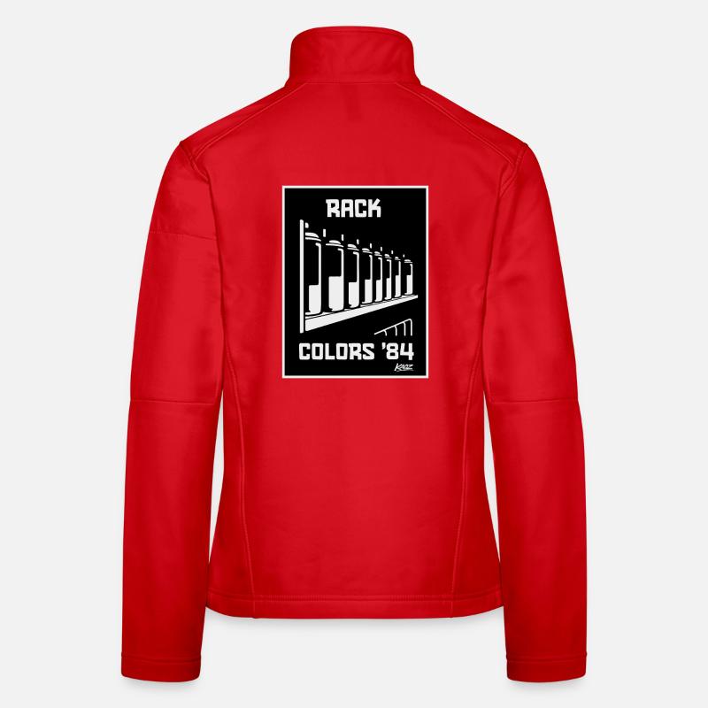 Rack Colors 84 Retro Women's Softshell Jacket