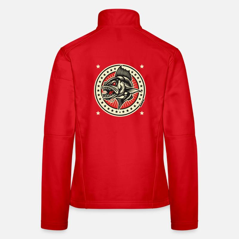 Barracuda Badge Emblem Women's Softshell Jacket