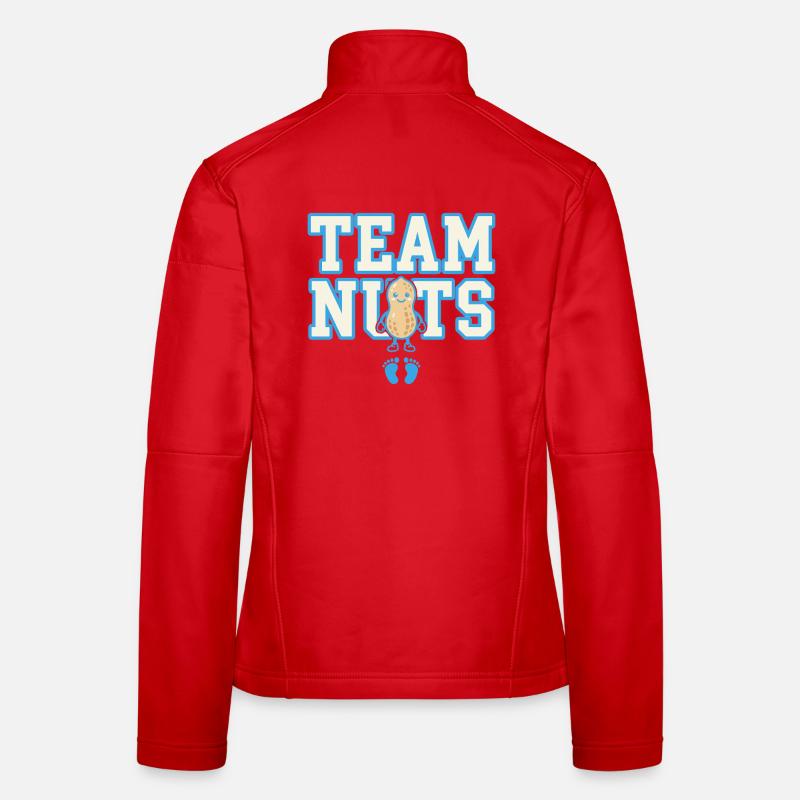 Team Nuts Peanut Design Women's Softshell Jacket