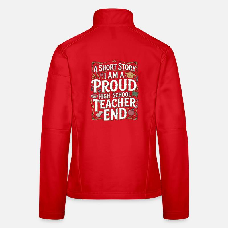 Enseignant de lycée : une nouvelle : carrière d’enseignant Veste en tissu softshell Femme