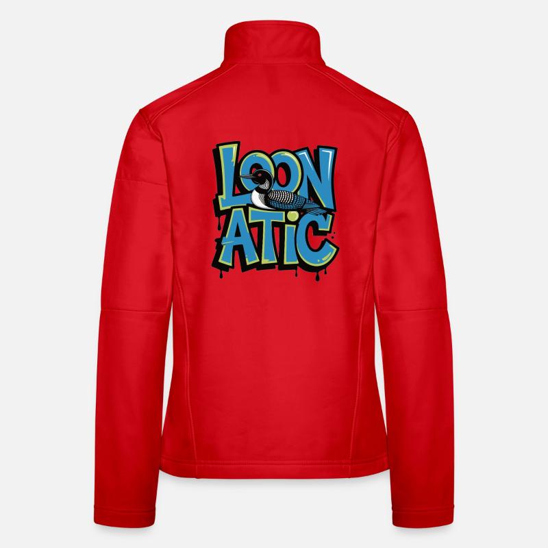 Loonatic Loon Shirt Women's Softshell Jacket