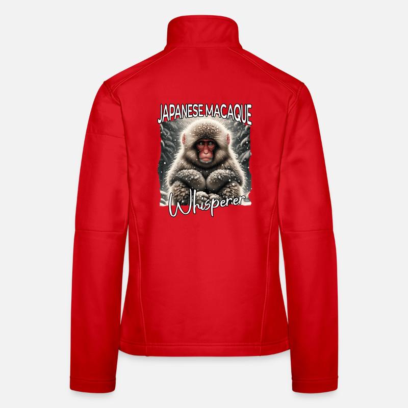 Japanmakak Flüsterer Frauen Softshelljacke