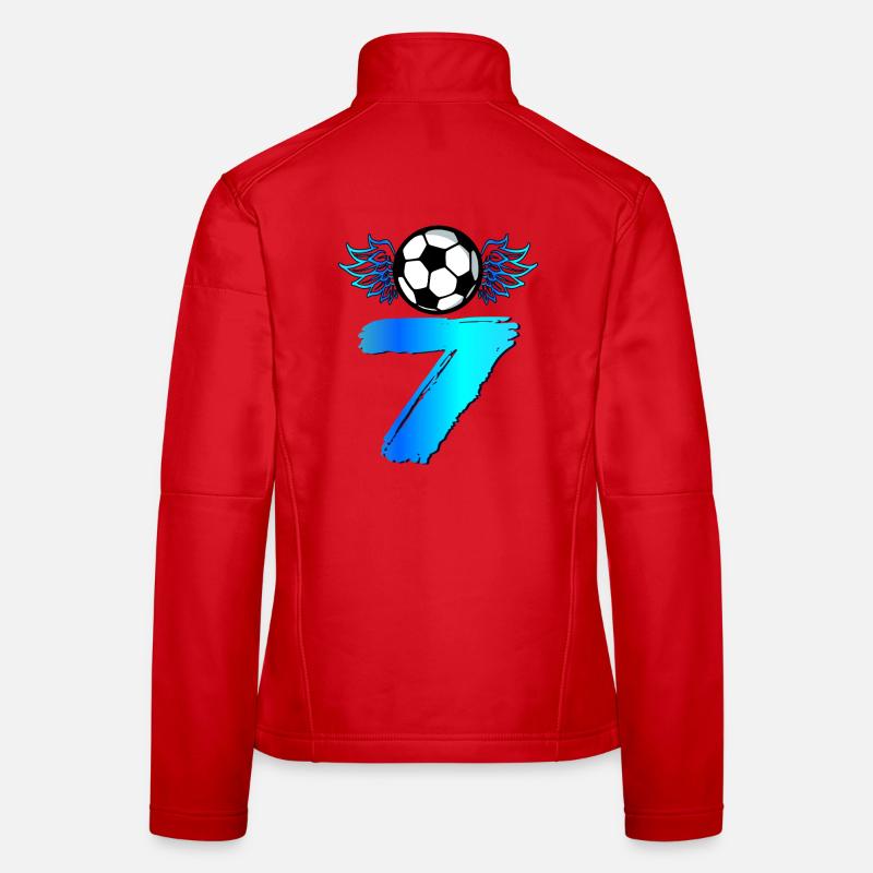7e anniversaire Seven Soccer Veste en tissu softshell Femme