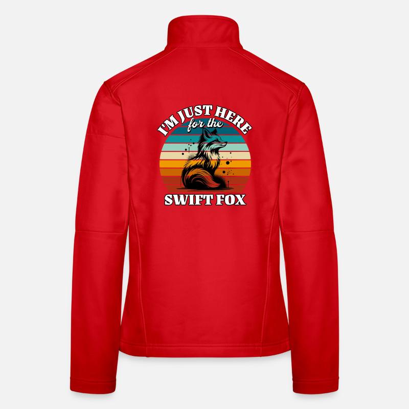Funny Swift Fox Sayings Women's Softshell Jacket