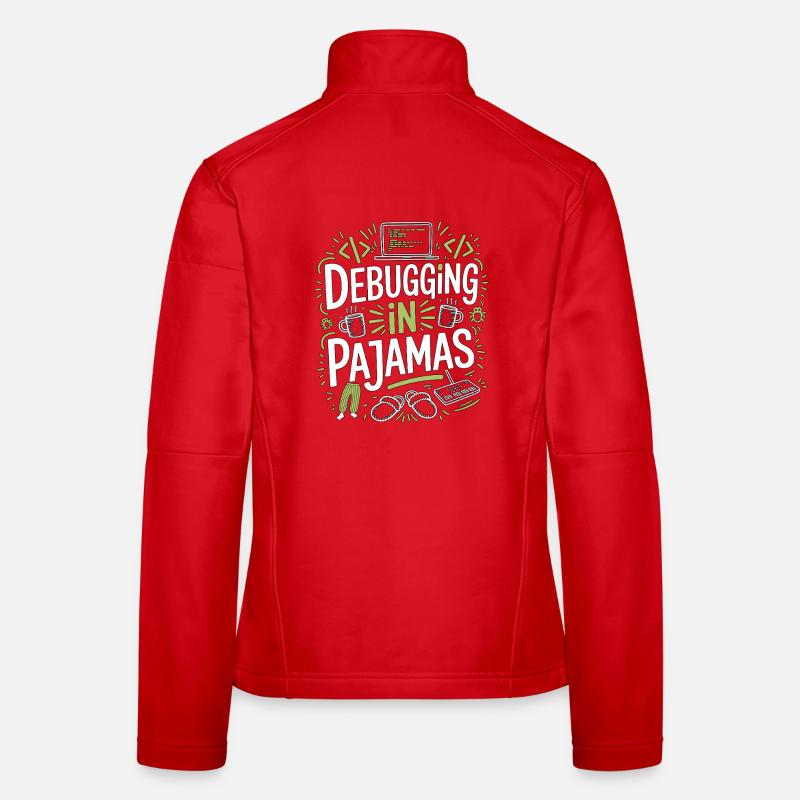 Remote Developer Debugging In Software Developer Frauen Softshelljacke