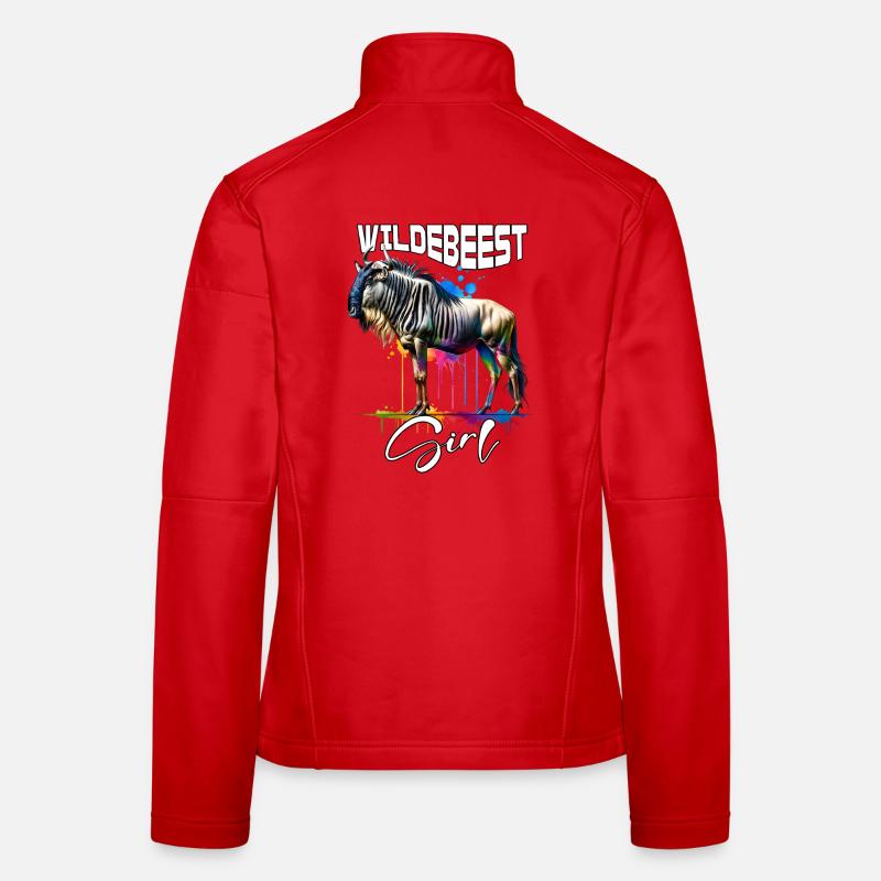 Wildebeest Mädchen Gnu Frauen Softshelljacke