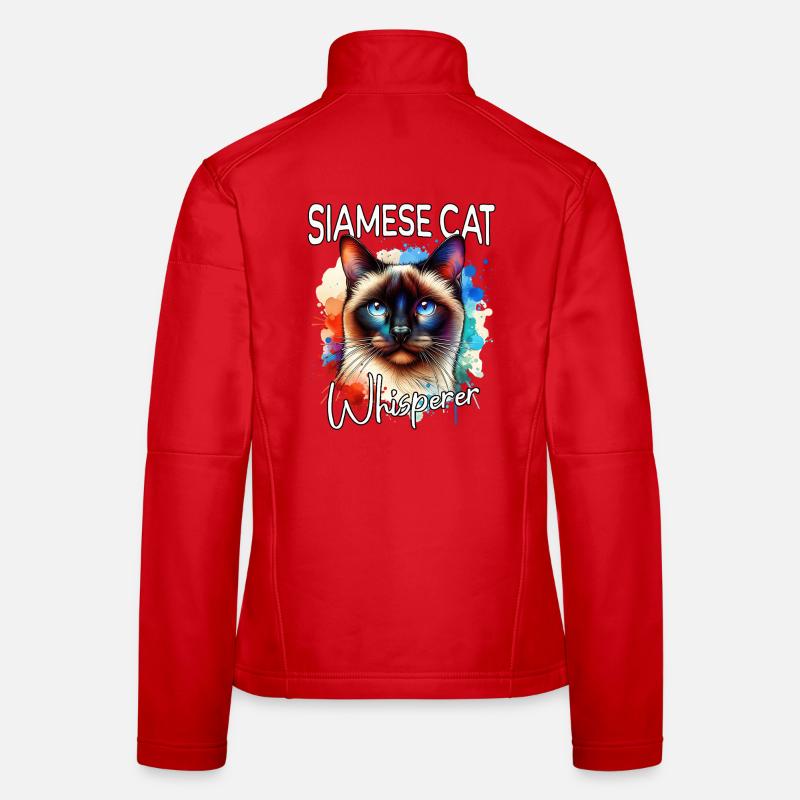 Siamese Cat Whisperer Women's Softshell Jacket
