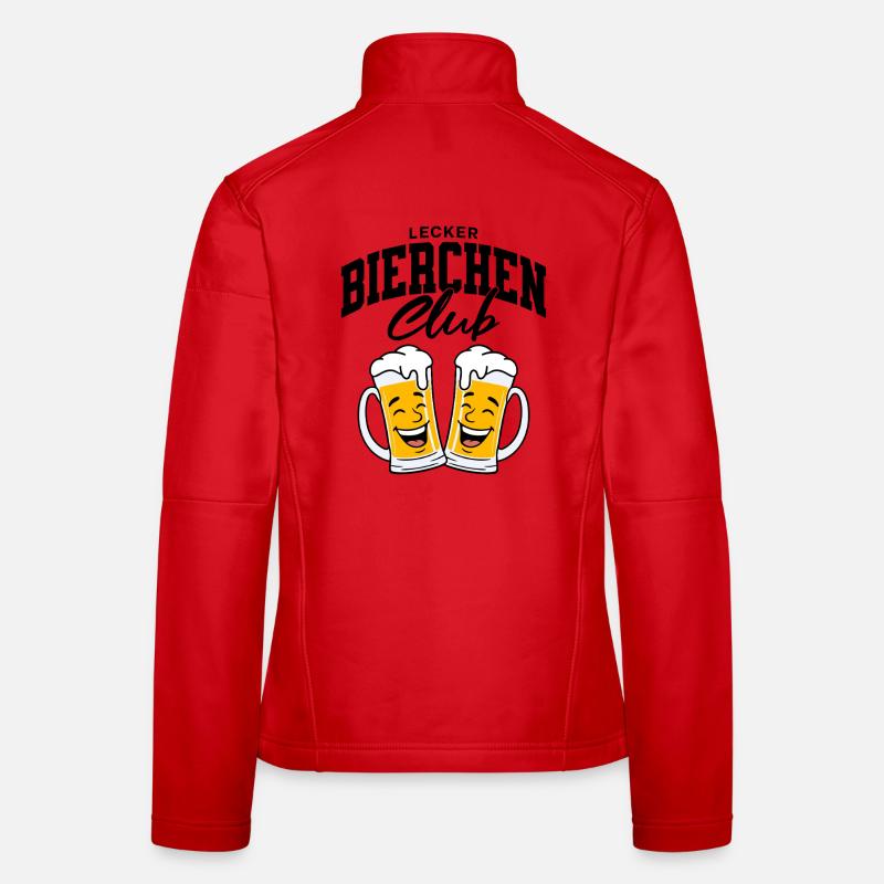 Lecker Bierchen Club Frauen Softshelljacke