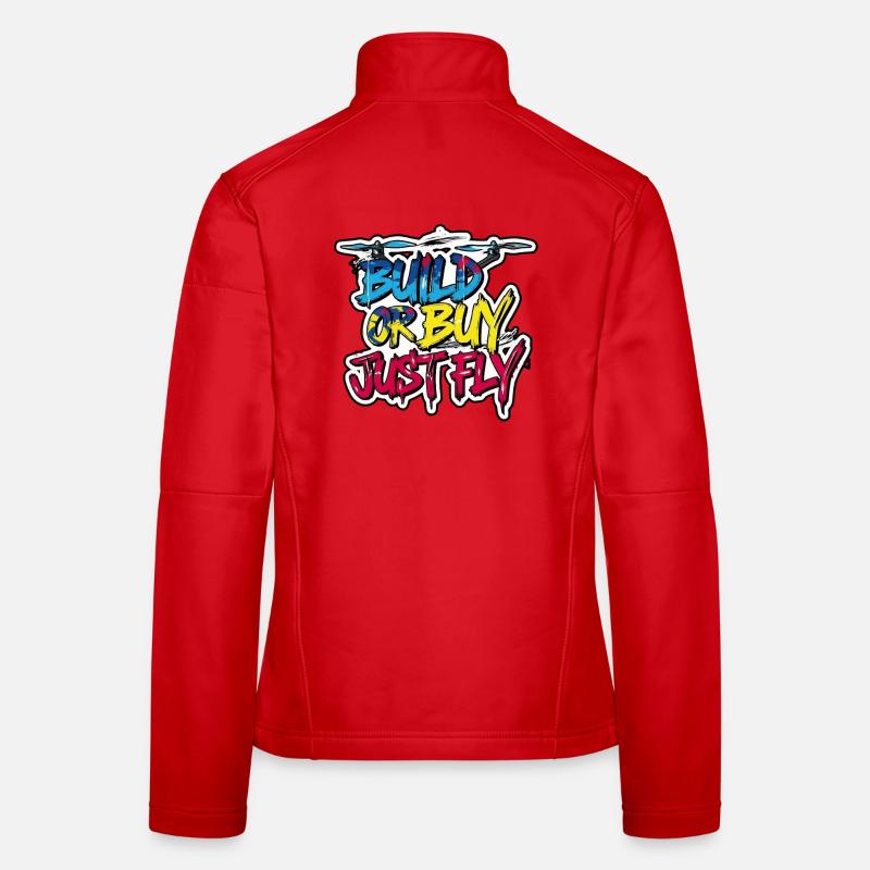 Baue oder kaufe Just Fly Drone Tee Frauen Softshelljacke