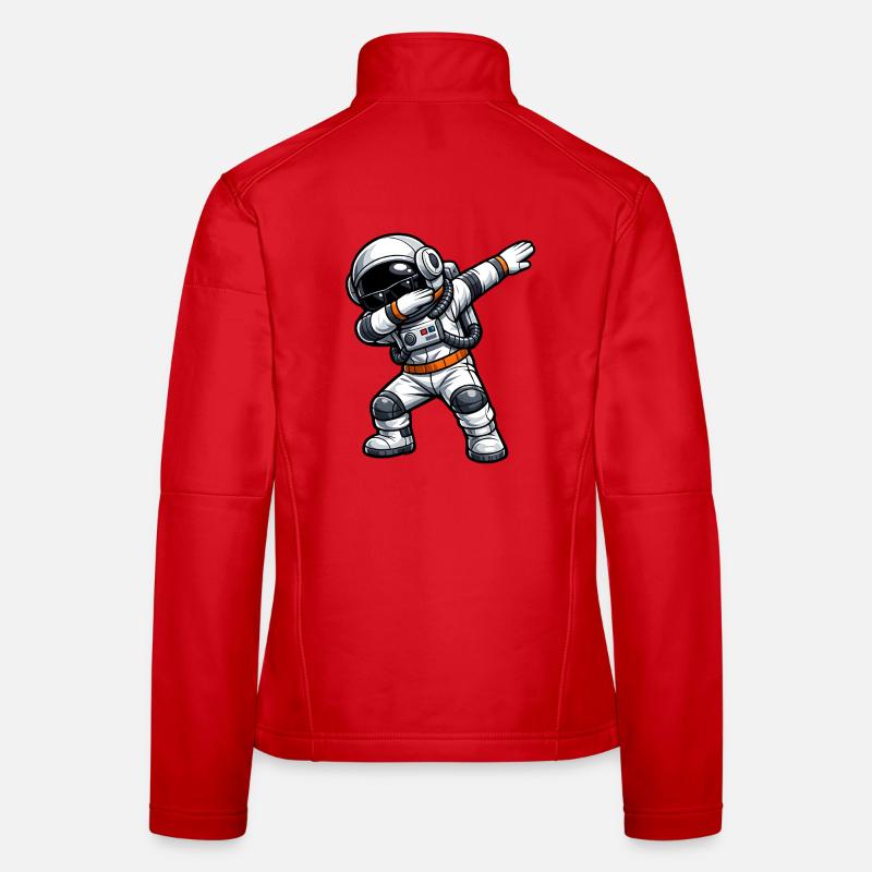 Dabbing Astronaut Frauen Softshelljacke