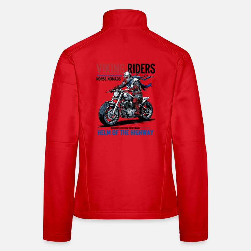 Wikinger Biker Frauen Softshelljacke