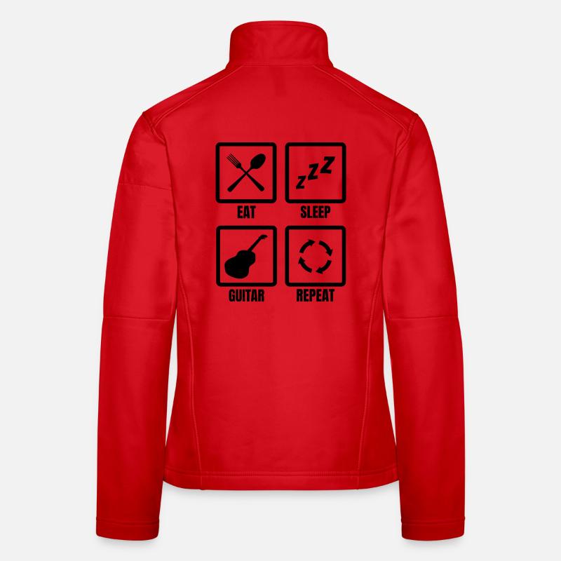 Gitarristen Routine Frauen Softshelljacke