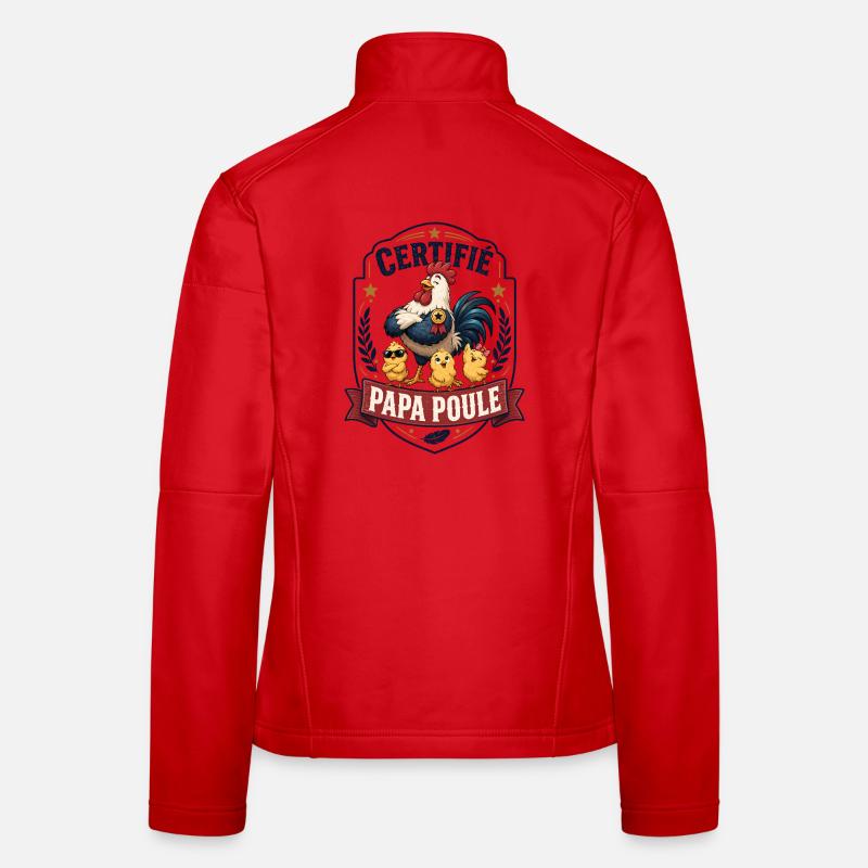 Certified Daddy Hen Women's Softshell Jacket