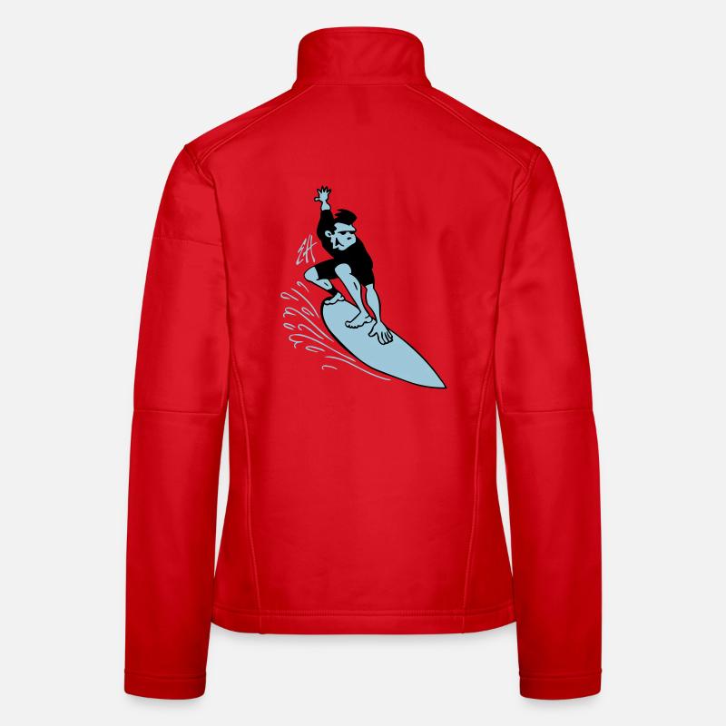 Surfer Frauen Softshelljacke
