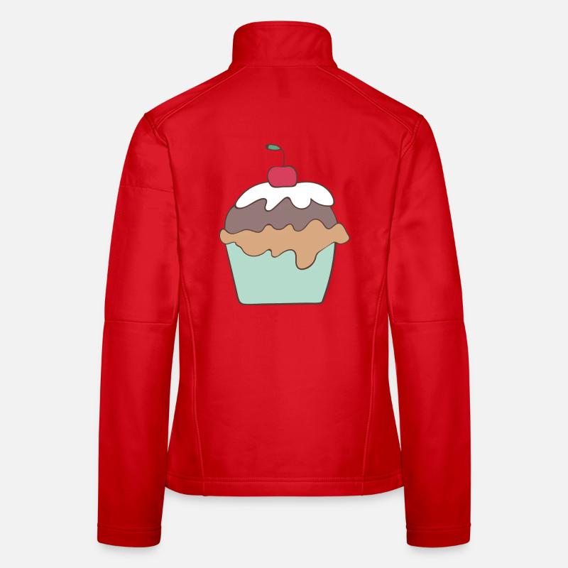 Cupcake Frauen Softshelljacke