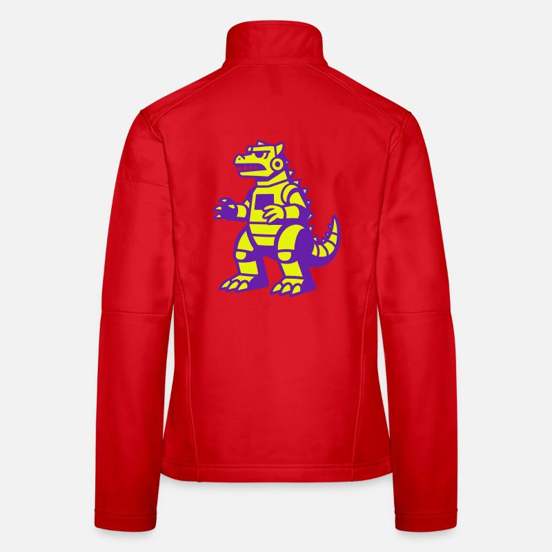 Méca Saurus Veste en tissu softshell Femme