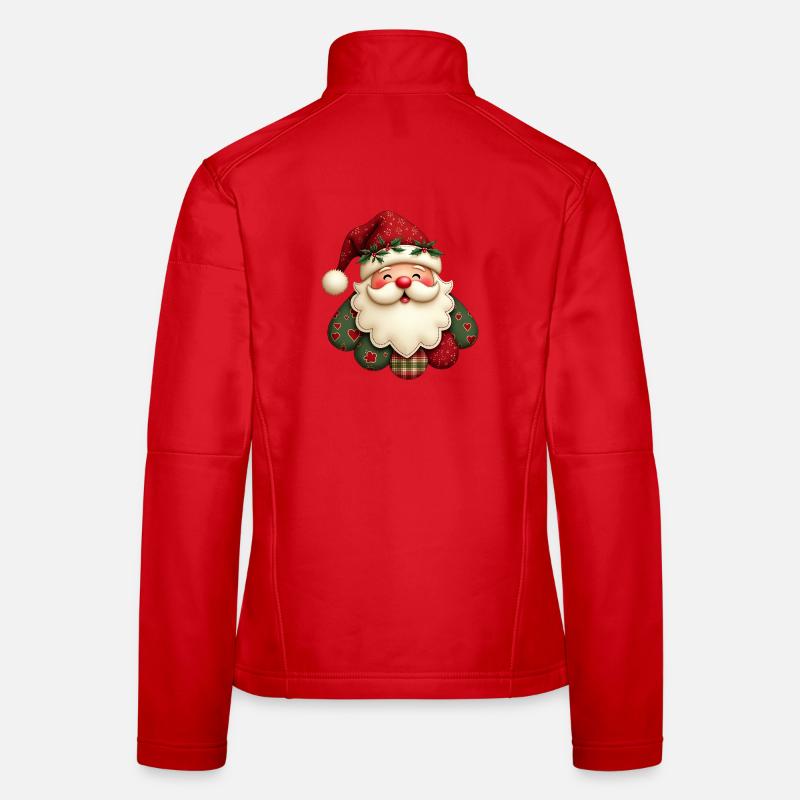 Kuscheliger Weihnachtsmann Frauen Softshelljacke