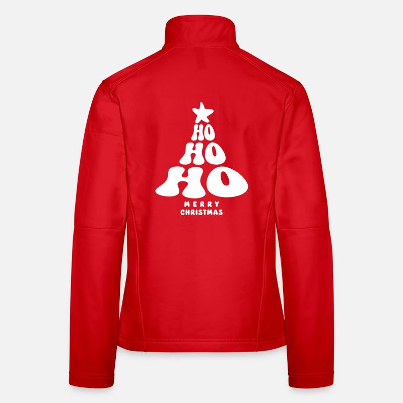 Merry Christmas - Ho ho ho - Christmas Tree Women's Softshell Jacket