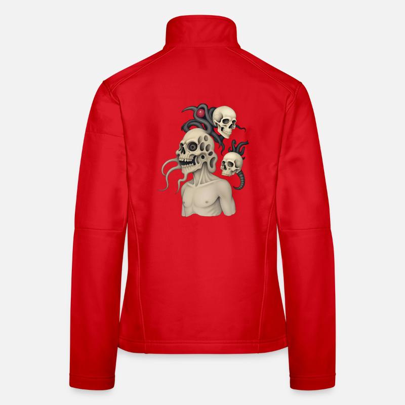 SKULL #3 - dark hell Women's Softshell Jacket