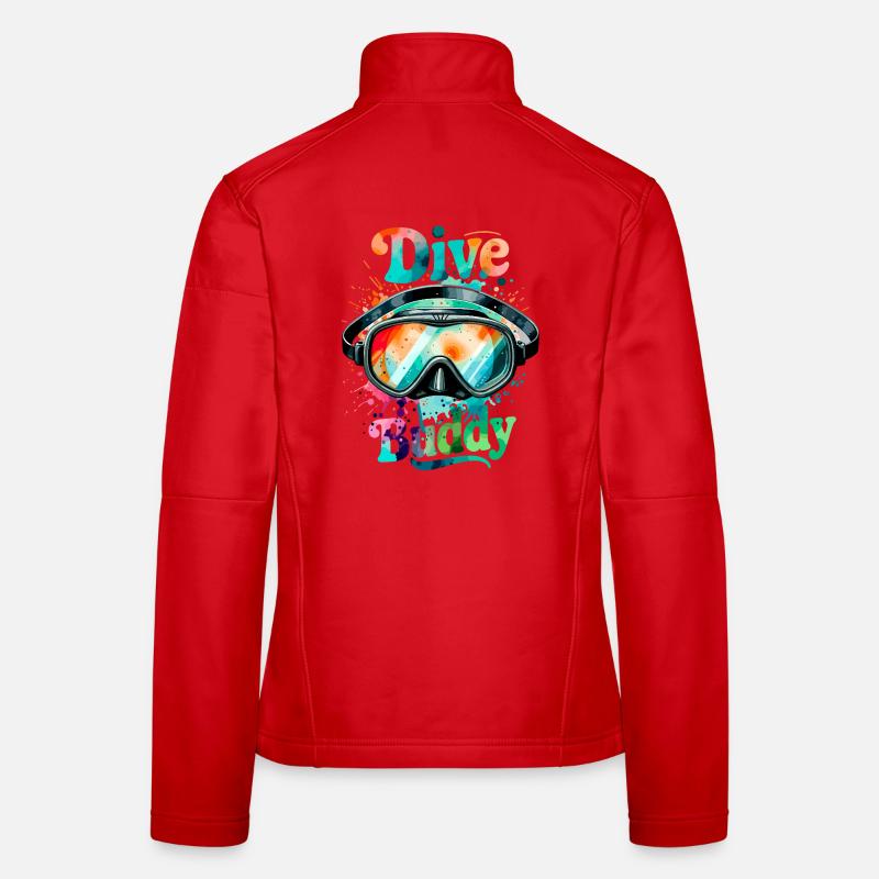 Lunettes de plongée Dive Buddy Veste en tissu softshell Femme