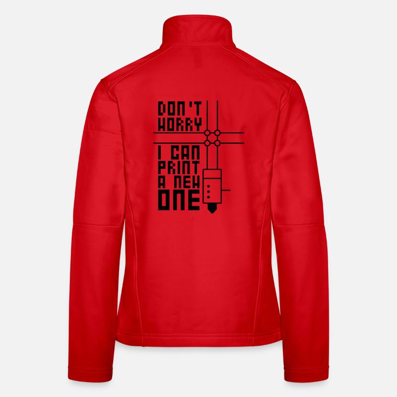 Impression 3D filament 3D d'imprimante 3D Veste en tissu softshell Femme