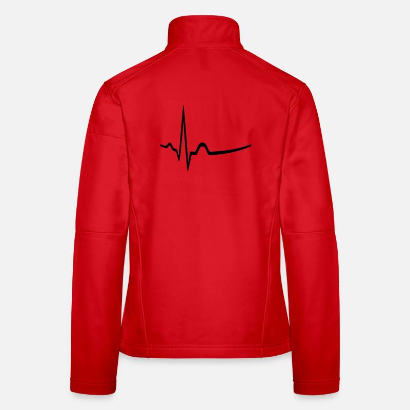 EKG - Sinusrhythmus - Arzt Frauen Softshelljacke