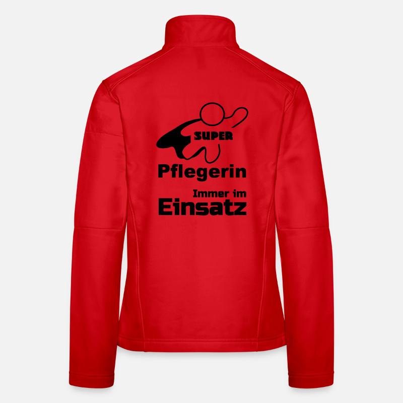 Super Pflegerin Geschenk Frauen Softshelljacke