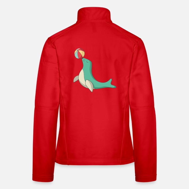 Seehund Frauen Softshelljacke