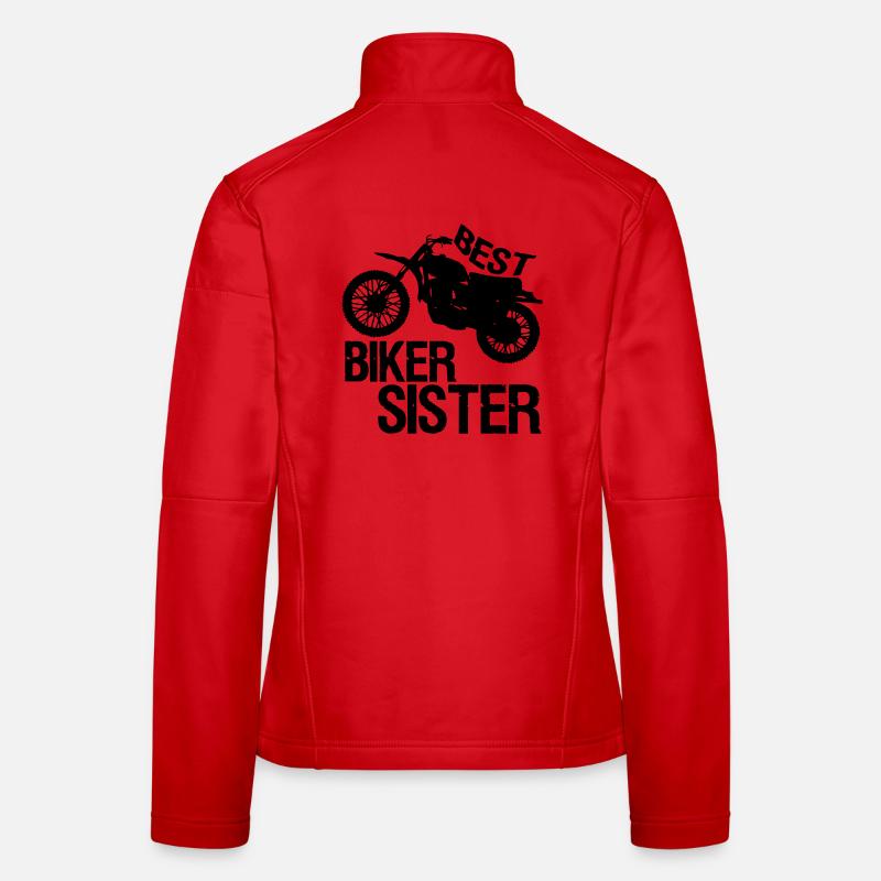 Best Biker Sister Women's Softshell Jacket