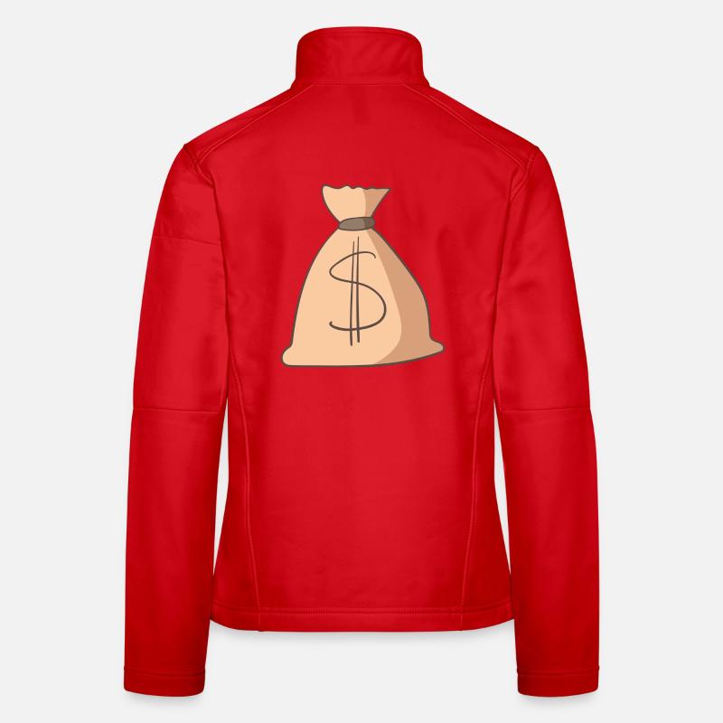 Geld Frauen Softshelljacke