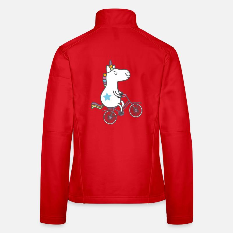 unicorn only Frauen Softshelljacke