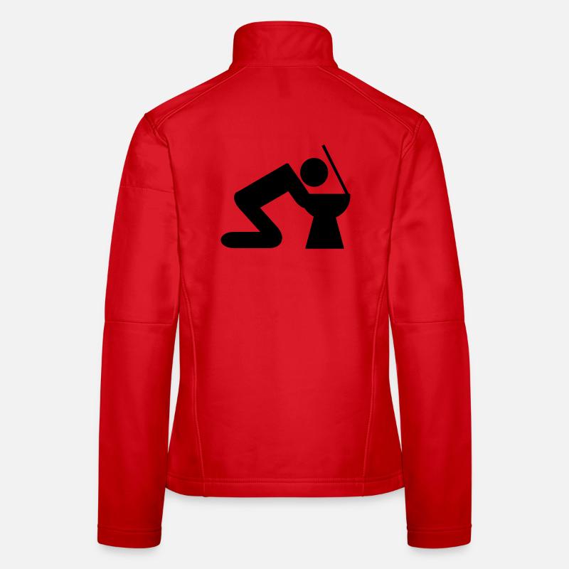 passe Veste en tissu softshell Femme